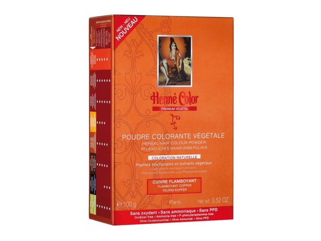 Henné Color Premium Végétal Barva na vlasy Měděná, 100g