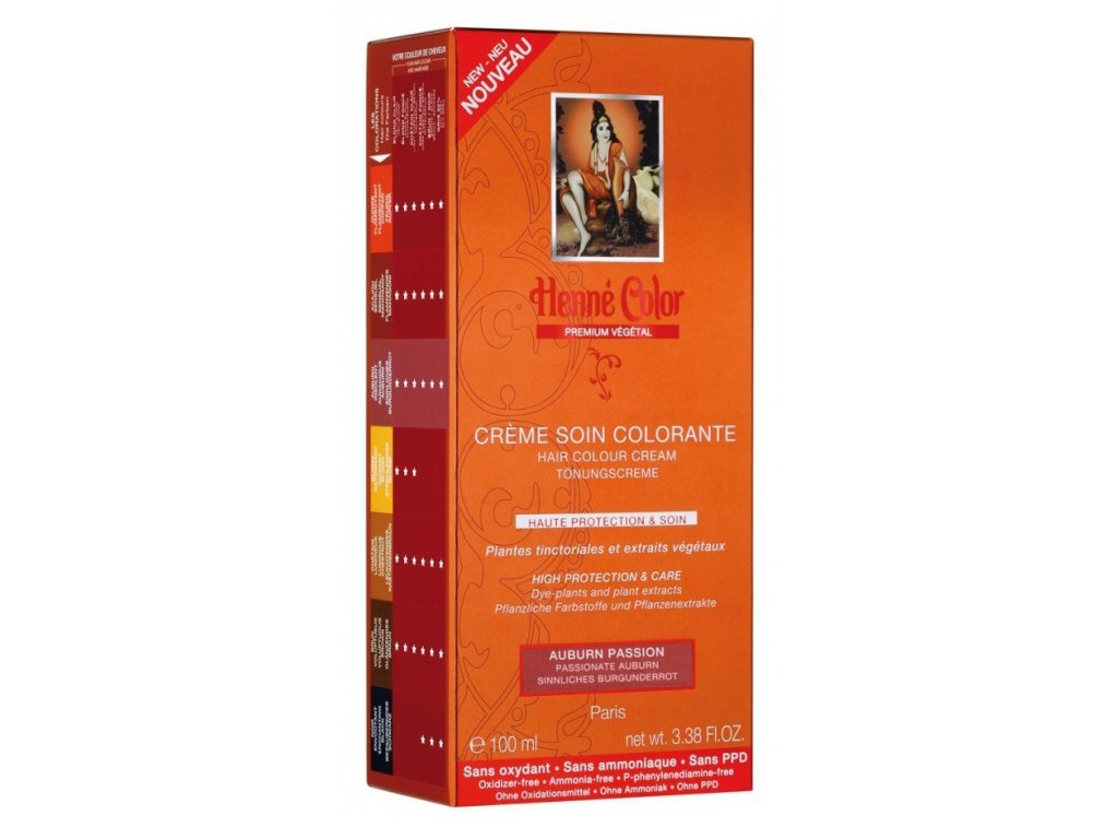 Henné Color Premium Végétal Tónovací přeliv Bordó, 100ml