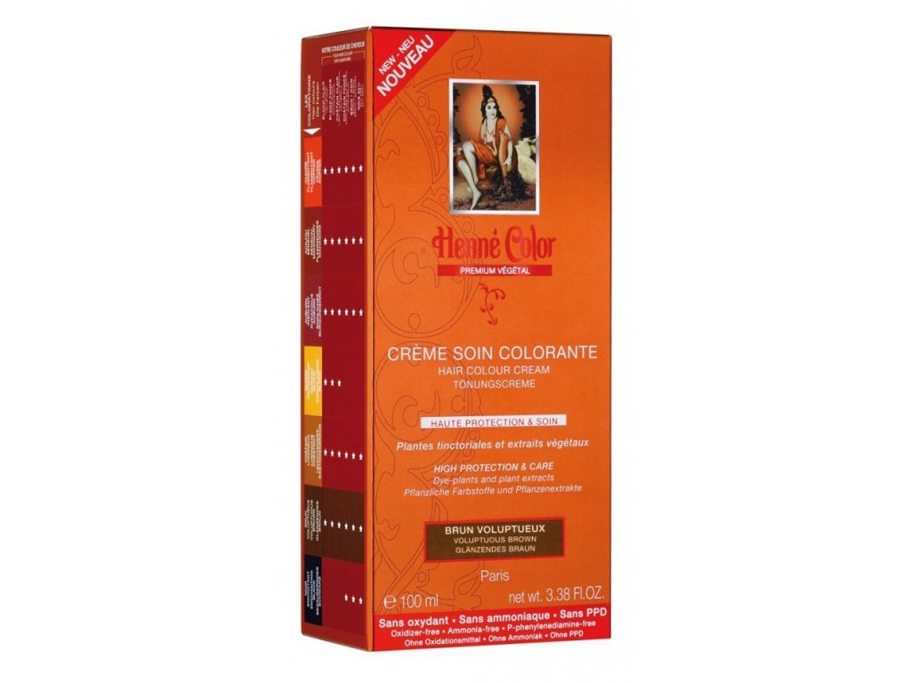 Henné Color Premium Végétal Tónovací přeliv Hnědá, 100ml
