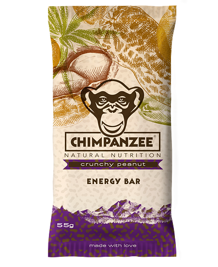 Chimpanzee Energy bar 55 g - křupavé arašídy