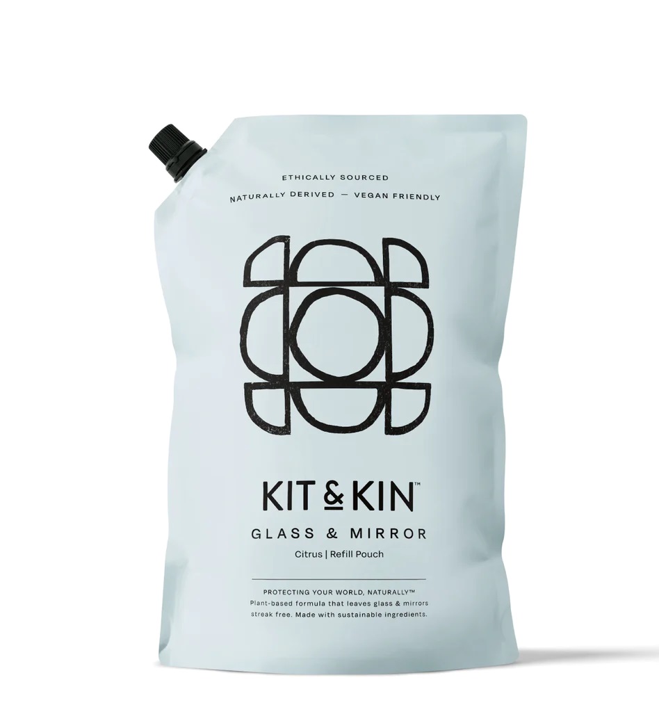 Kit&Kin Čistič na sklo a zrcadla, citrus, náhradní náplň, 1l