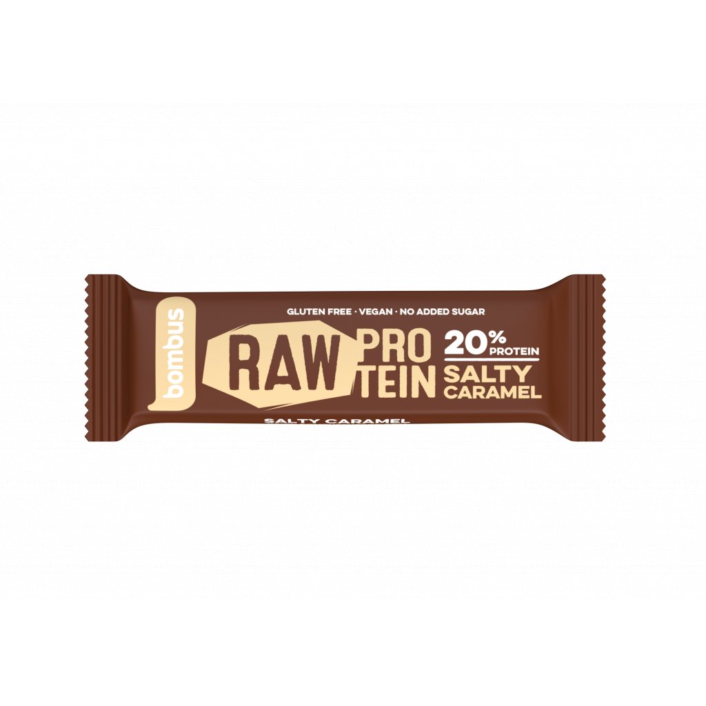 Bombus Raw Protein- slaný karamel, 50 g