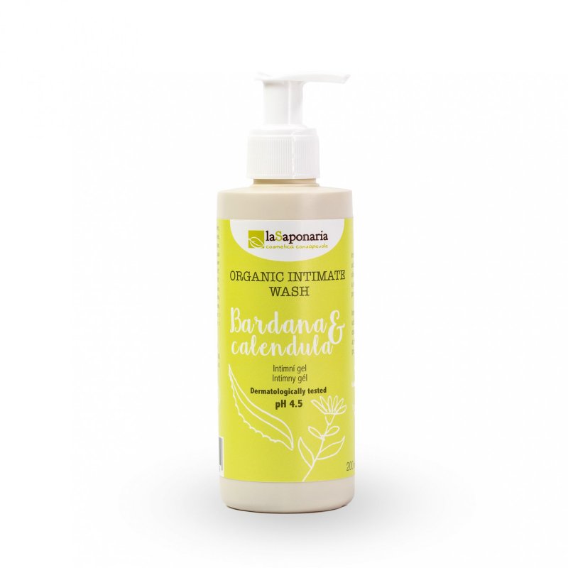 laSaponaria Intimní gel BIO- udržuje přirozené ph 4.5, 200 ml