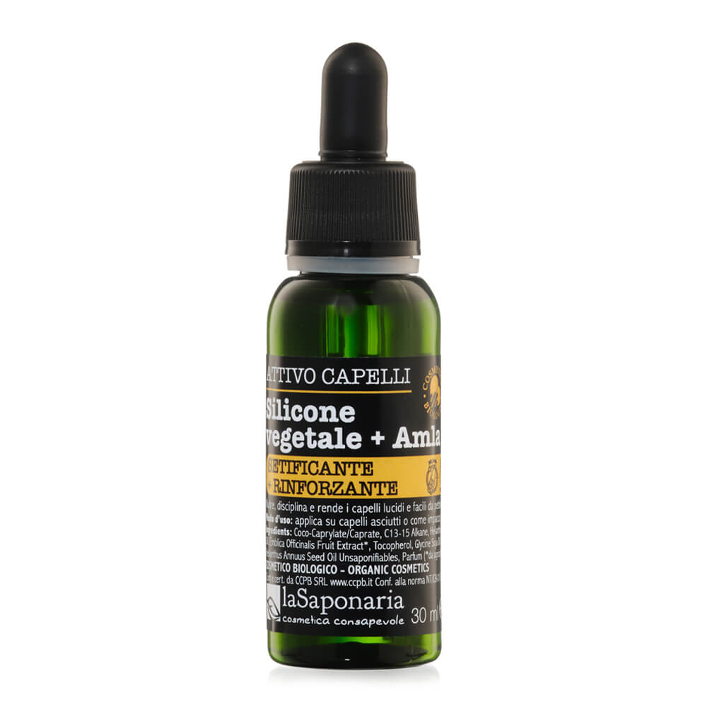 laSaponaria Rostlinný silikon + Amla - suchý olej na vlasy, 30 ml