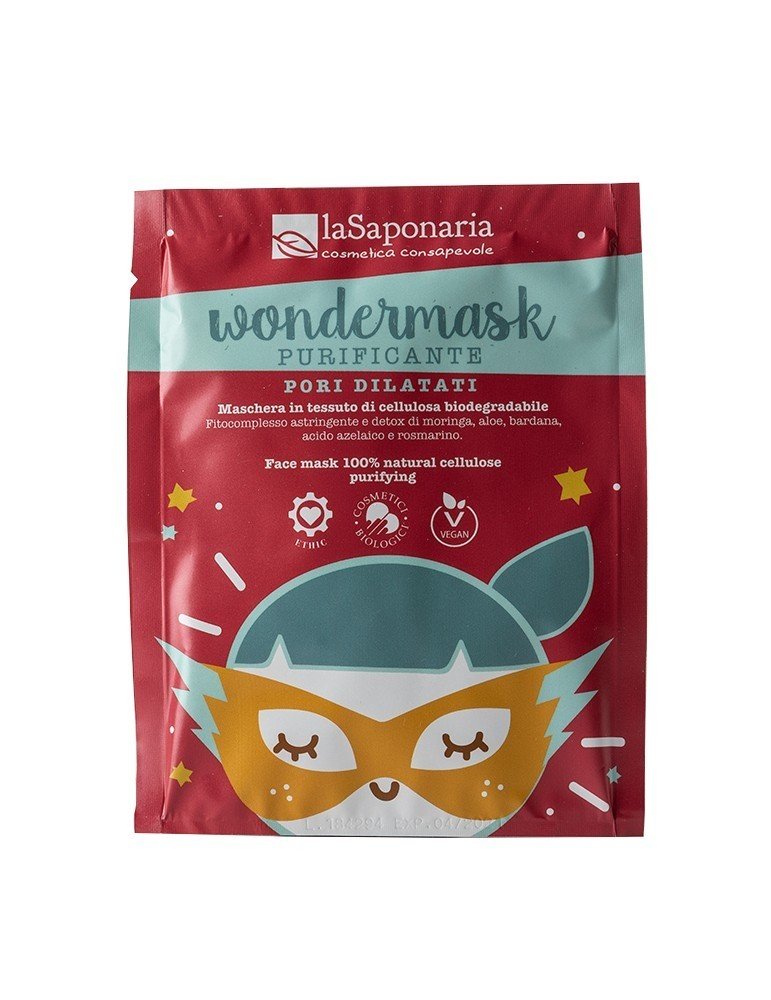 laSaponaria Čisticí pleťová maska Wondermask BIO, 10 ml