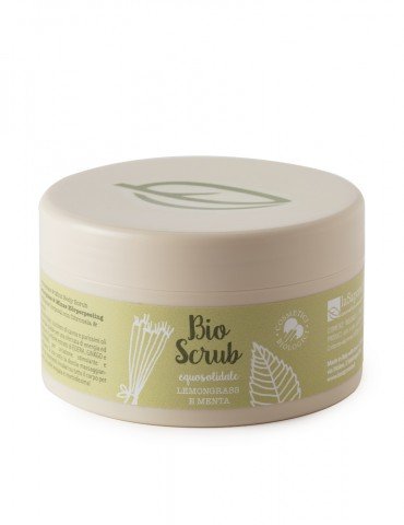 laSaponaria Tělový peeling s citrónovou trávou a mátou BIO, 250 g
