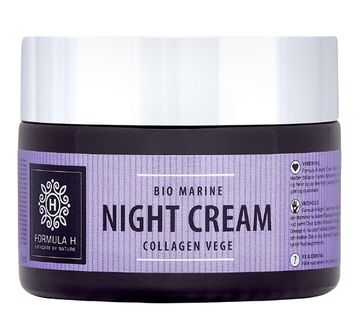 Formula H Noční krém Bio s mořským kolagenem, 50ml