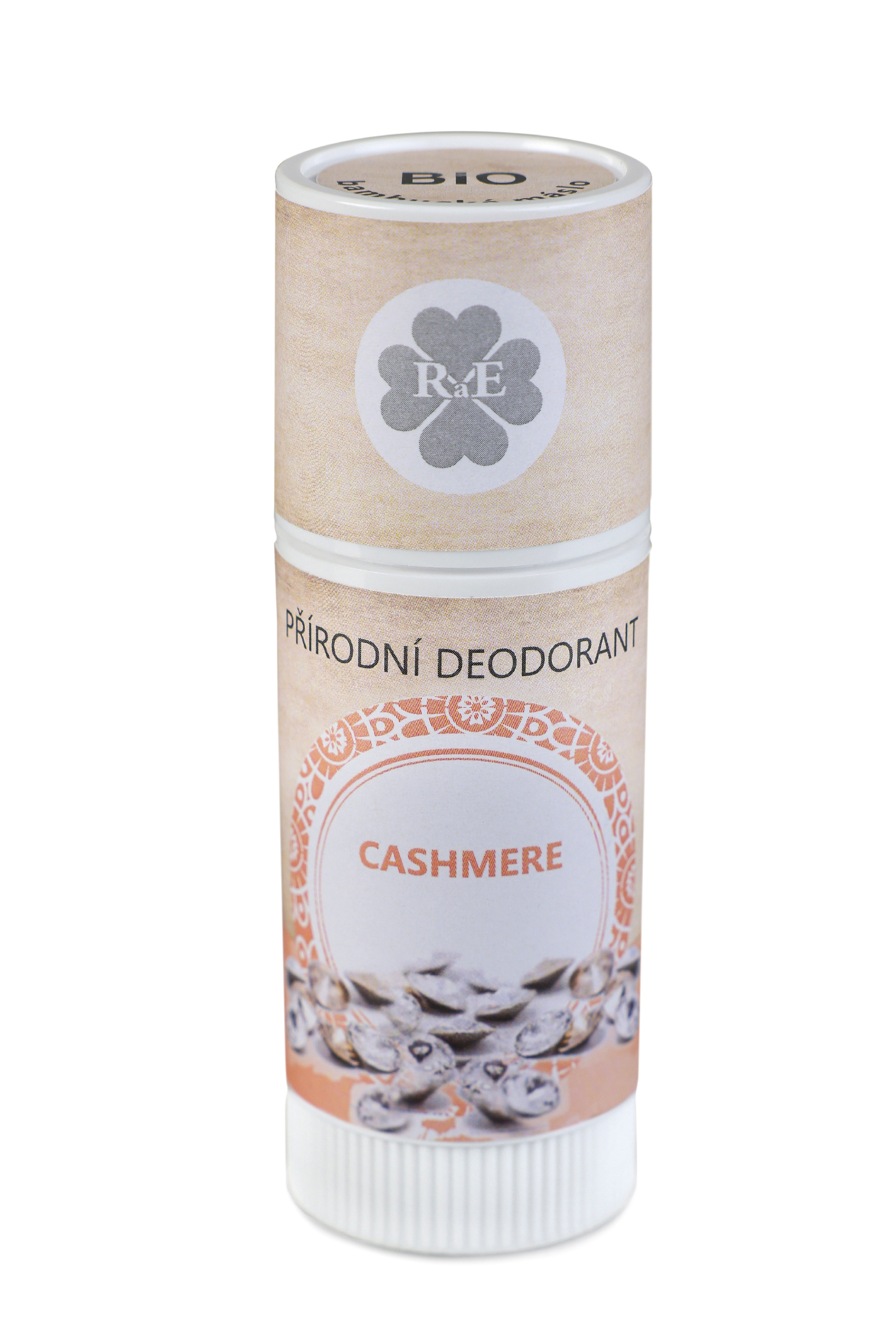 RaE Přírodní deodorant BIO bambucké máslo s vůní cashmere, 25ml