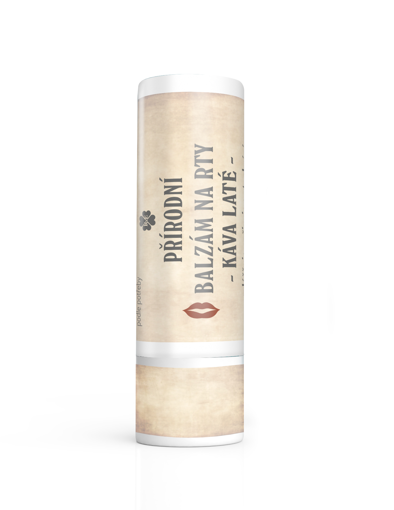 RaE BIO balzám na rty s příchutí kávy laté, 7,5ml