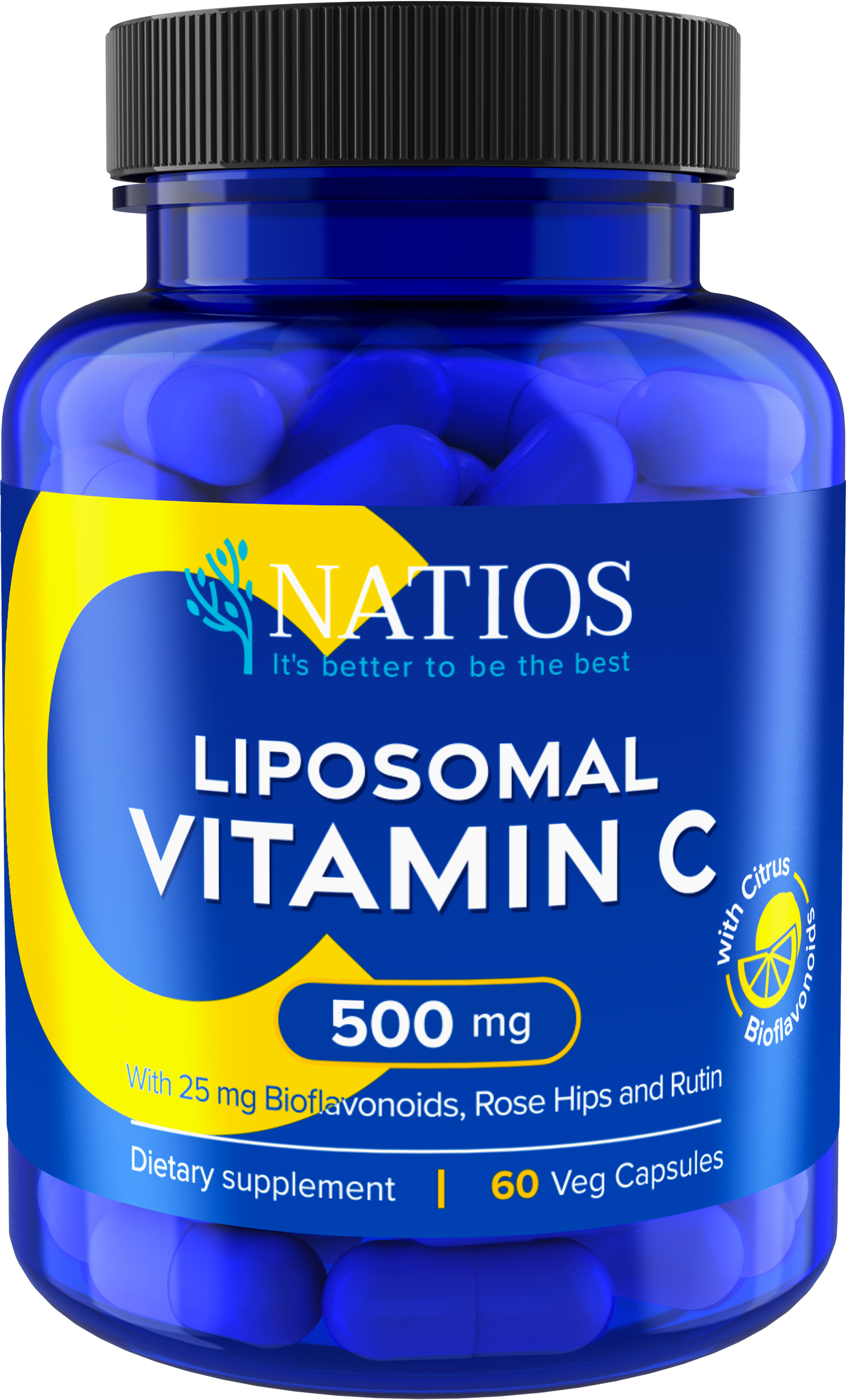 NATIOS Vitamin C Liposomální 500 mg 60 kapslí