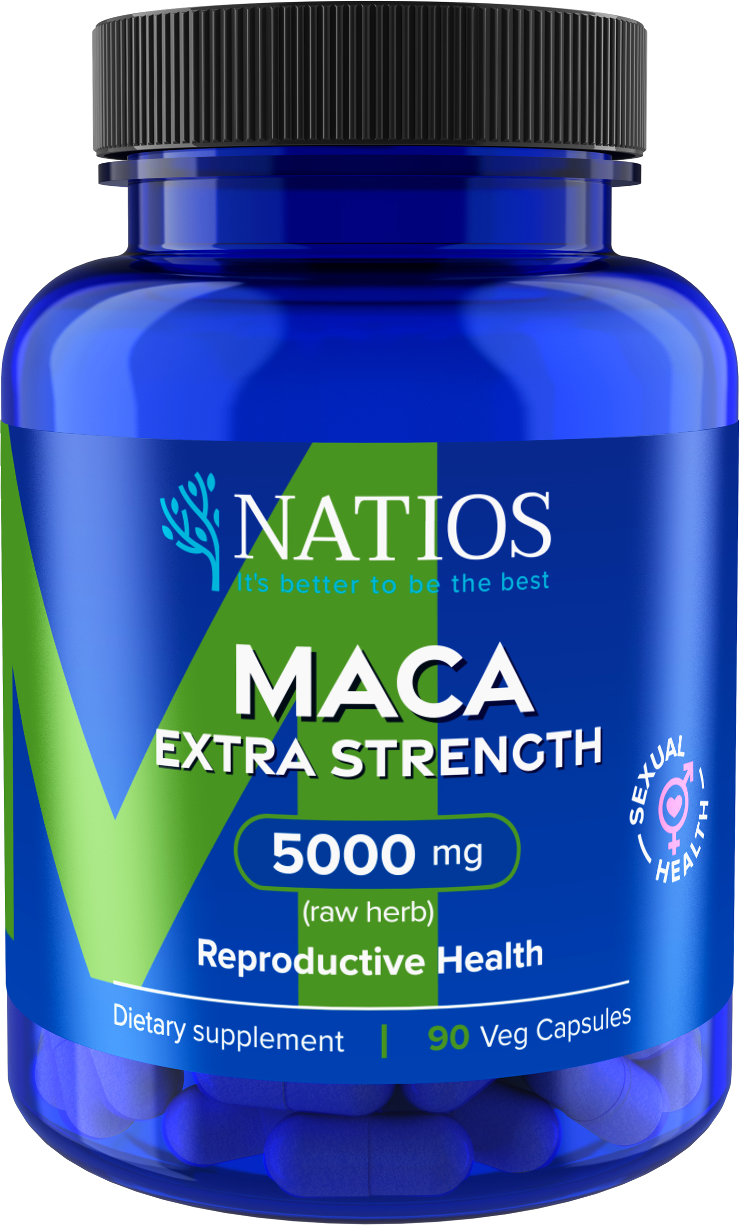 NATIOS Maca Extract 5000 mg 90 kapslí