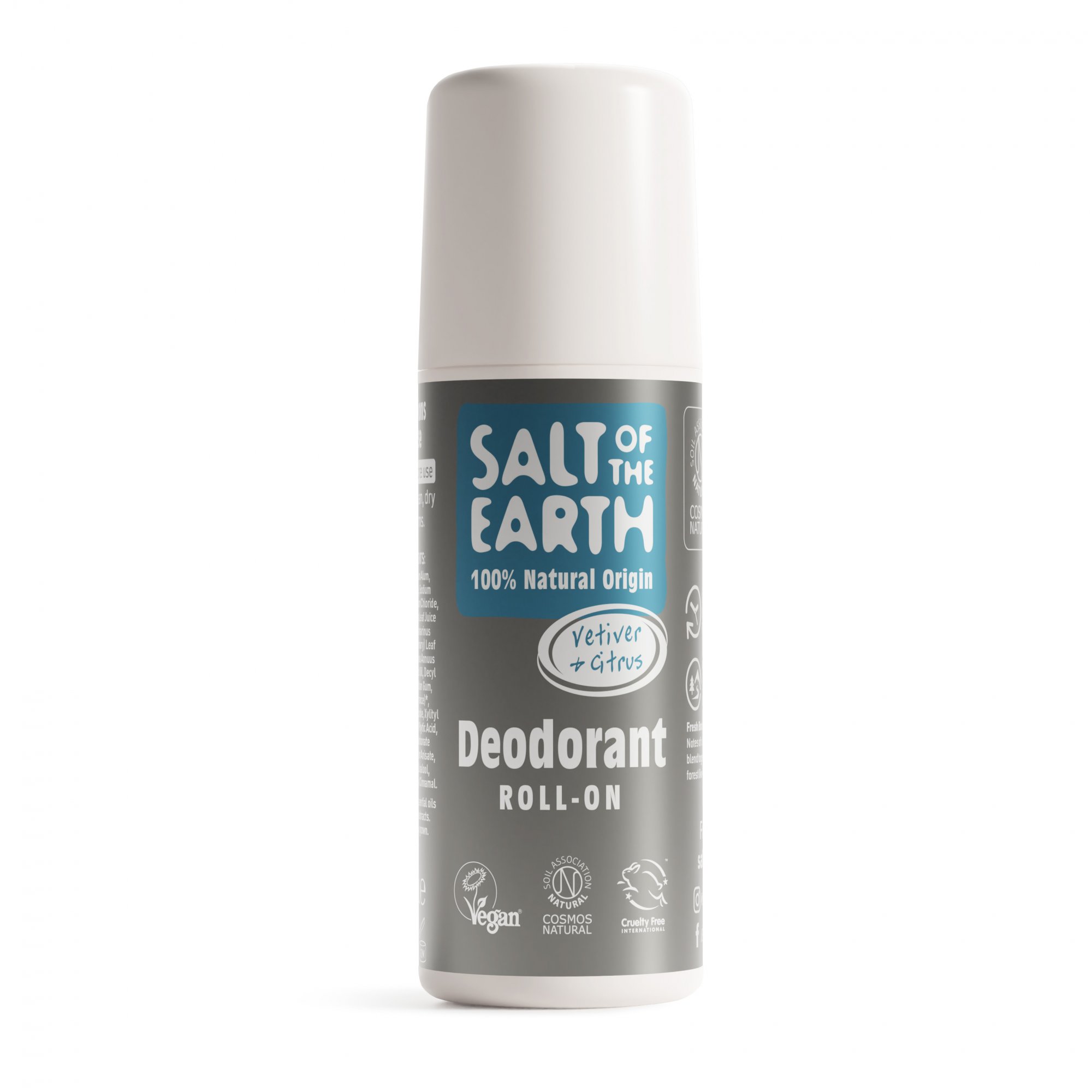 SALT OF THE EARTH Deo roll-on pro muže Pure Armour Vetiver & Citrus, 75ml