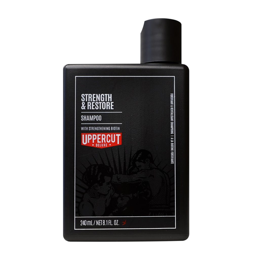 Uppercut Deluxe Uppercut Deluxe Posilující šampon na vlasy Strength & Restore, 240 ml
