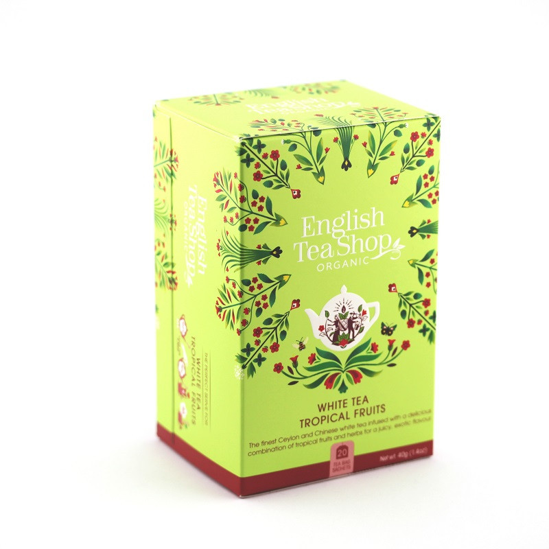 English Tea Shop Bílý čaj s tropickým ovocem, 20 sáčků