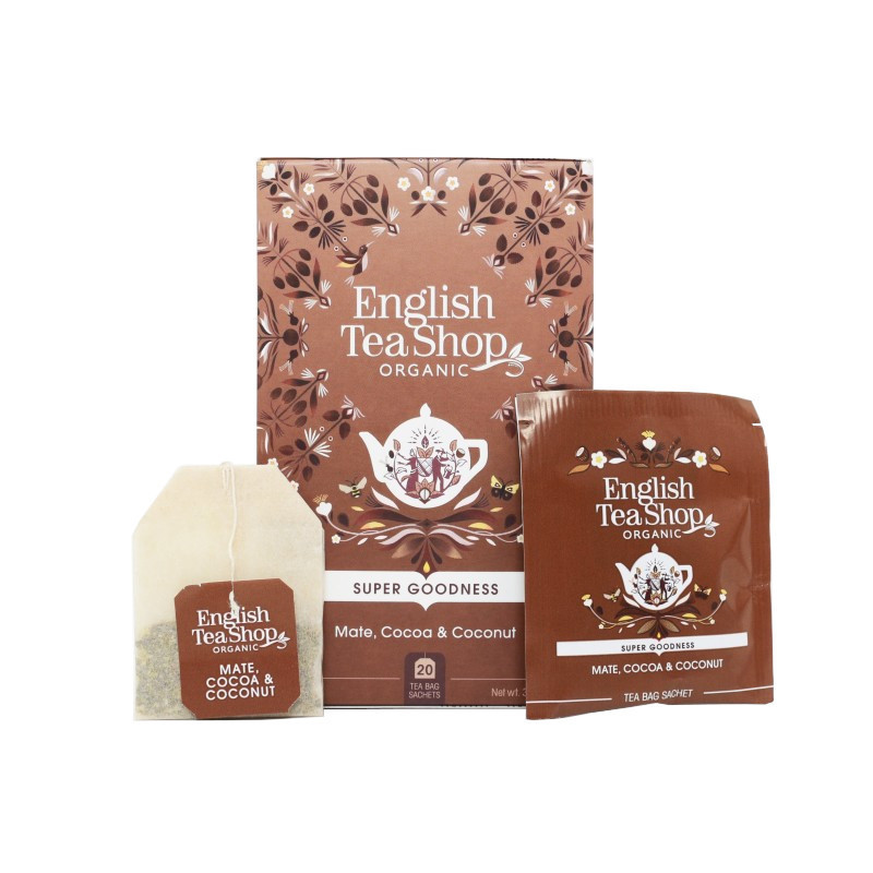 English Tea Shop Čaj maté, kakao a kokos, 20 sáčků