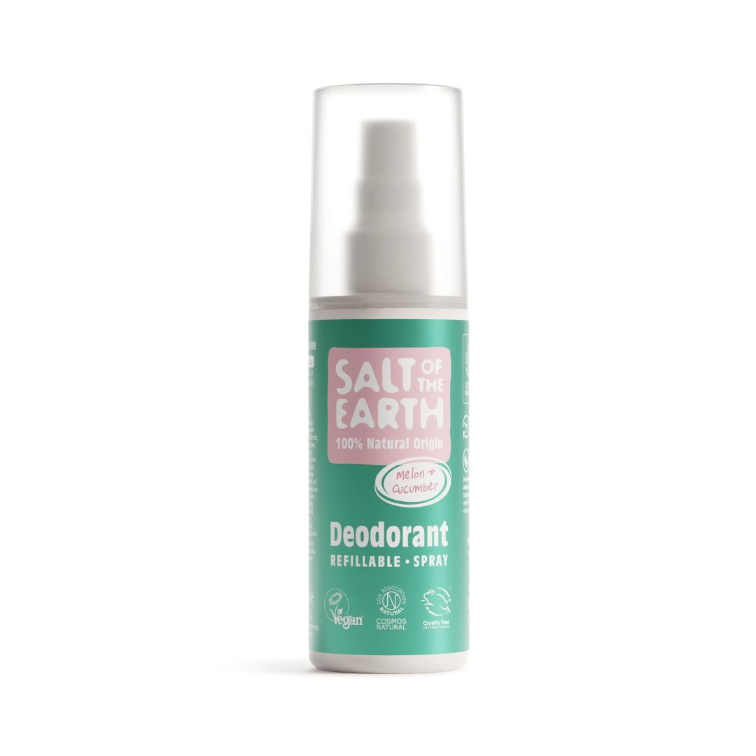 SALT OF THE EARTH Deo sprej Pure Aura Melon & Cucumber, 100ml