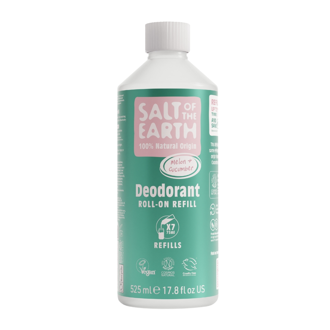 SALT OF THE EARTH Náplň – Přírodní Deo Roll-on Melon & Cucumber, 525ml