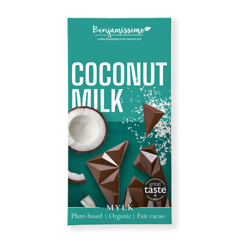 Benjamissimo Čokoláda Kokosové mléko, 70g