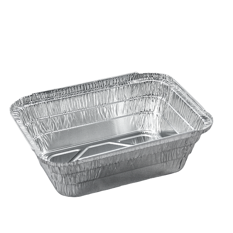 EcoPack Hliníková miska hranatá 470 ml 14,5x12x4,1 cm bal/100 ks