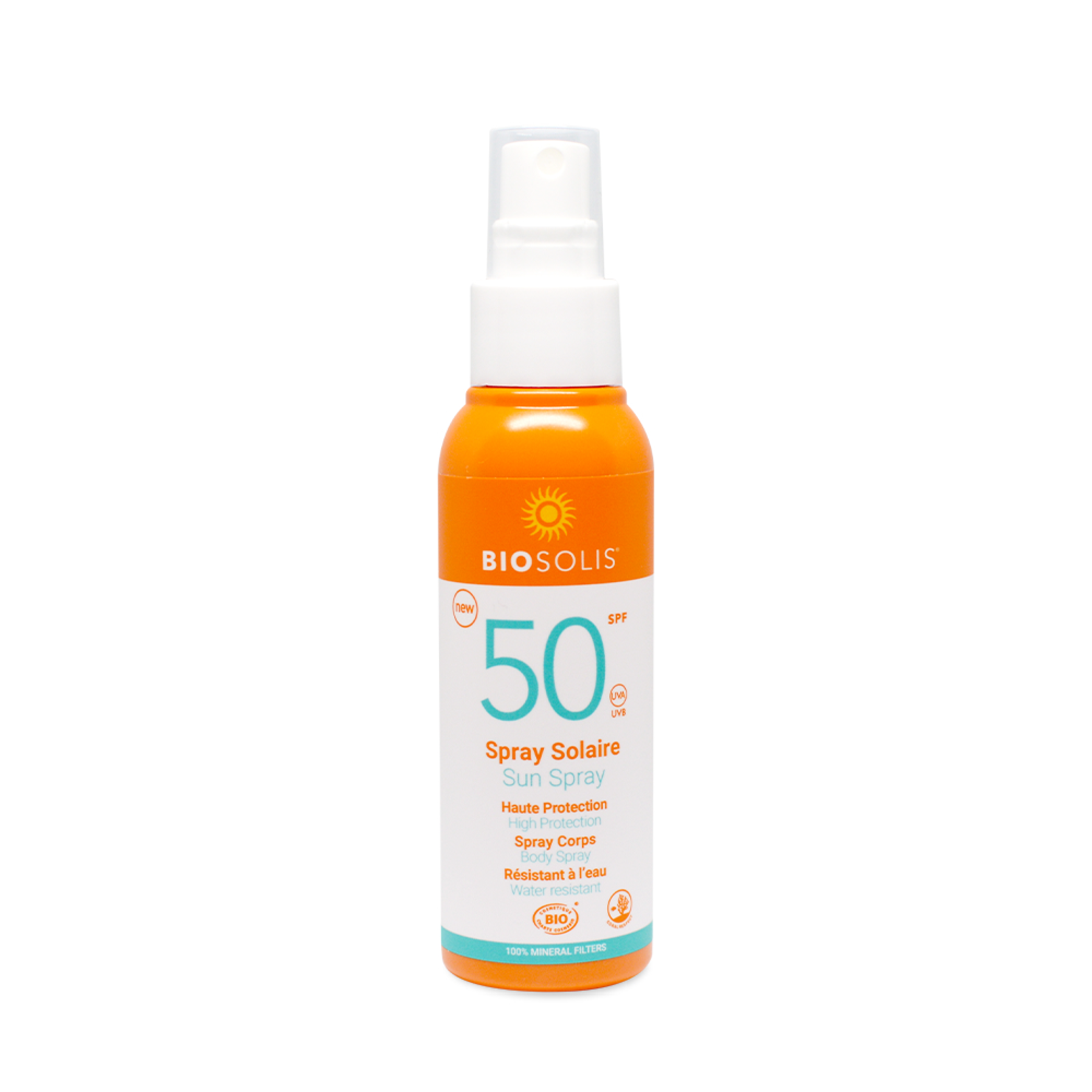 BIOSOLIS Sprej na opalování SPF50+, 100ml