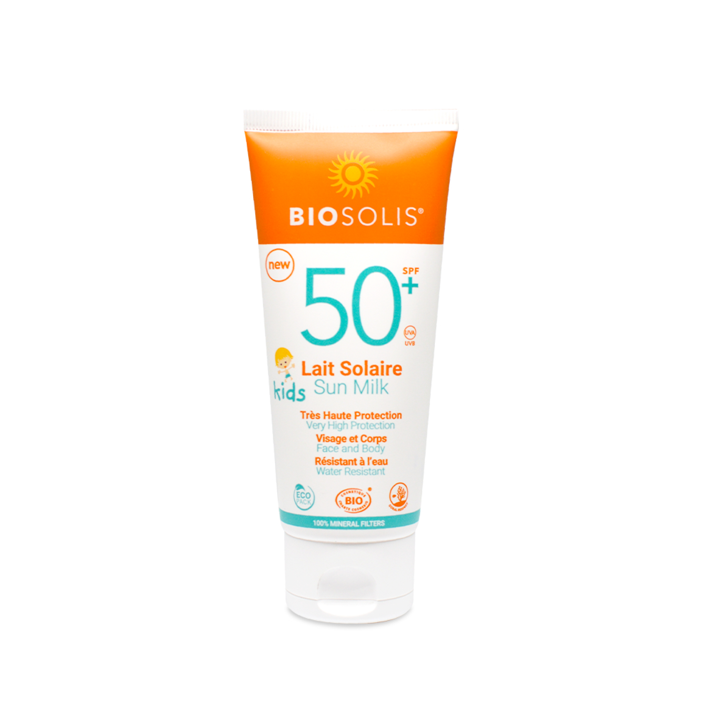 BIOSOLIS Dětské opalovací mléko SPF50, 100ml