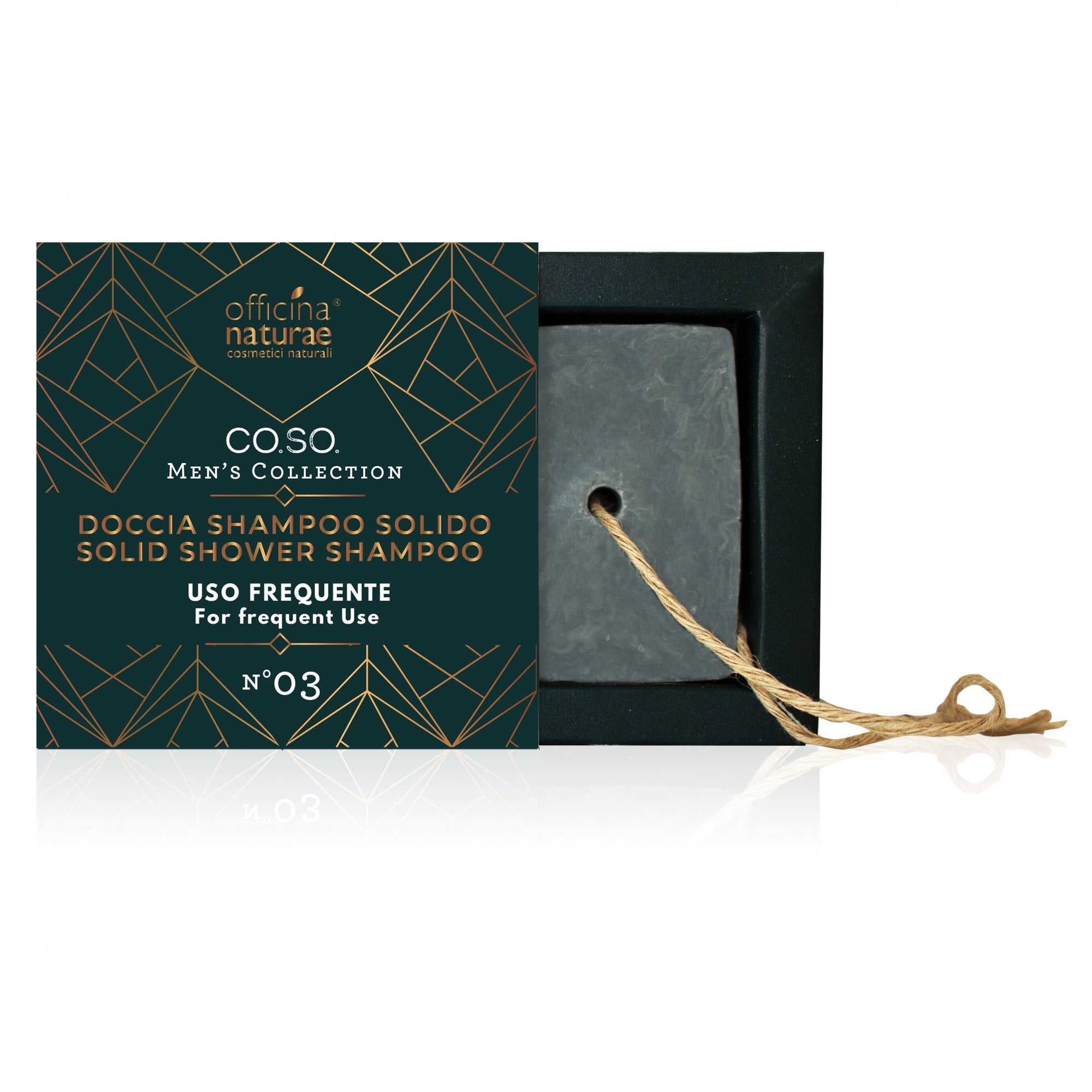 Officina Naturae 2v1 Pánský tuhý sprchový šampon na vlasy i tělo N°03, 50 g