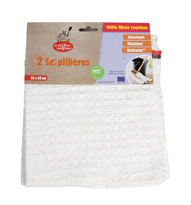 La Droguerie Ecologique by Ecodis Sada hadrů na podlahu z rec. vláken, 2 ks