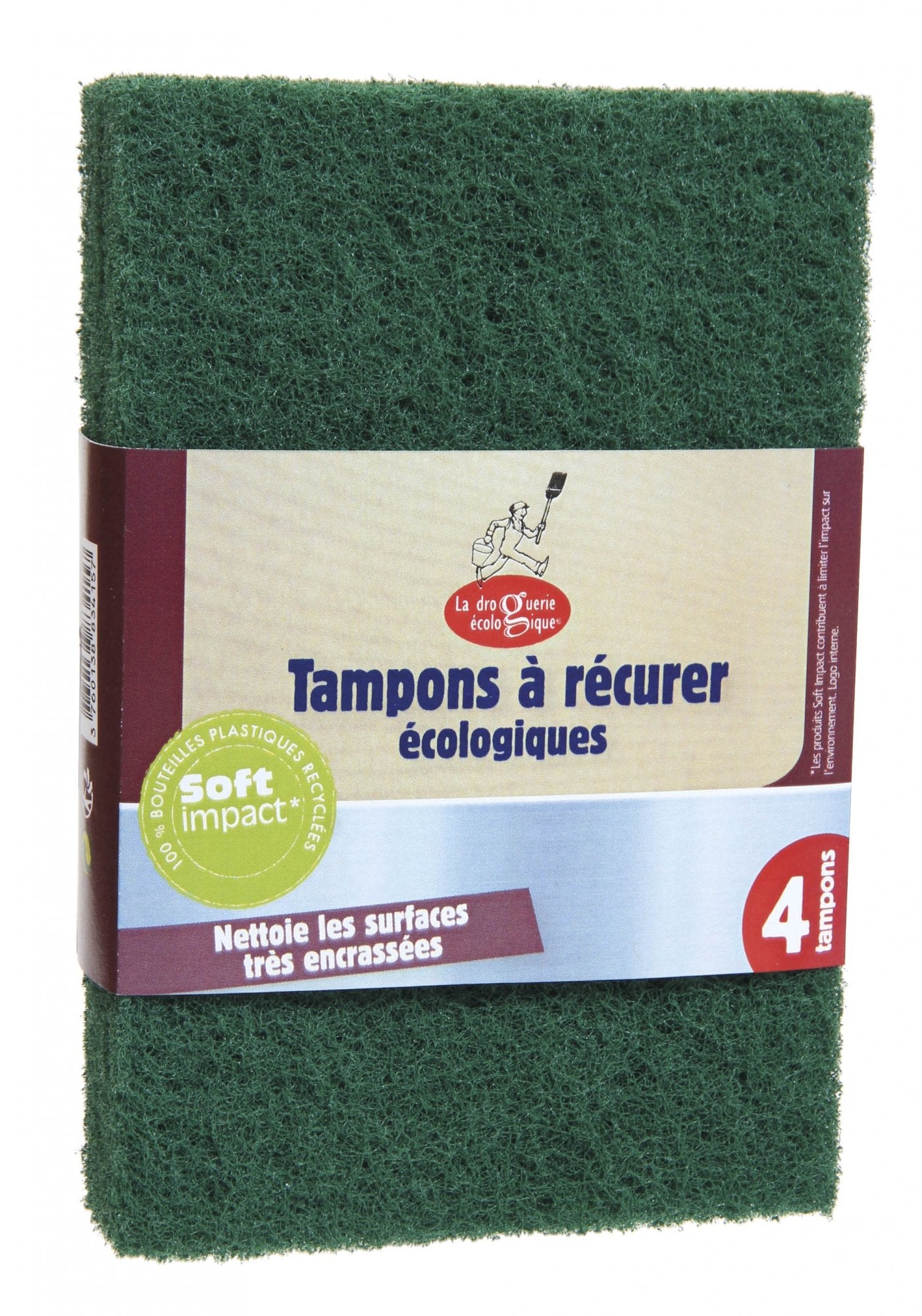 La Droguerie Ecologique by Ecodis Drsnější houbičky na špinavé povrchy. 4 ks