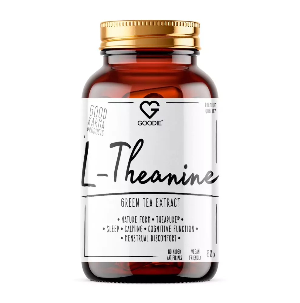 Goodie L-Theanine prémiový extrakt ze zeleného čaje Theapure, 60ks
