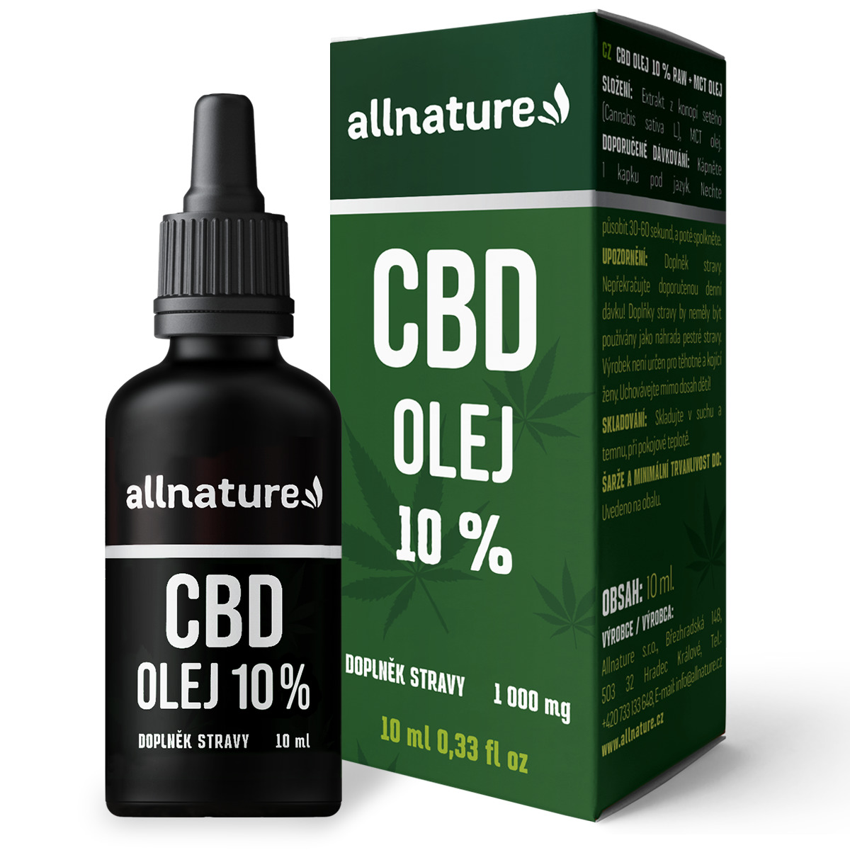 Allnature CBD 10 %, 10 ml