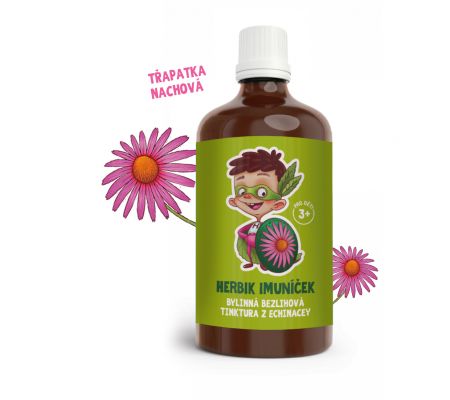 Herbavis Herbik Imuníček - bezlihový extrakt z Echinacey, 100 ml