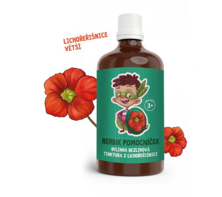 Herbavis Herbik® Pomocníček - bezlihový extrakt z Lichořeřišnice, 100 ml