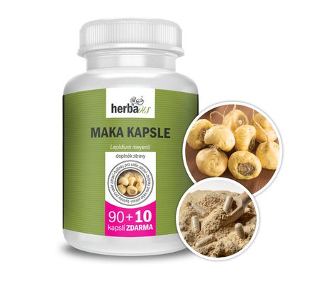 Herbavis Maka kapsle, 90 + 10 kapslí zdarma