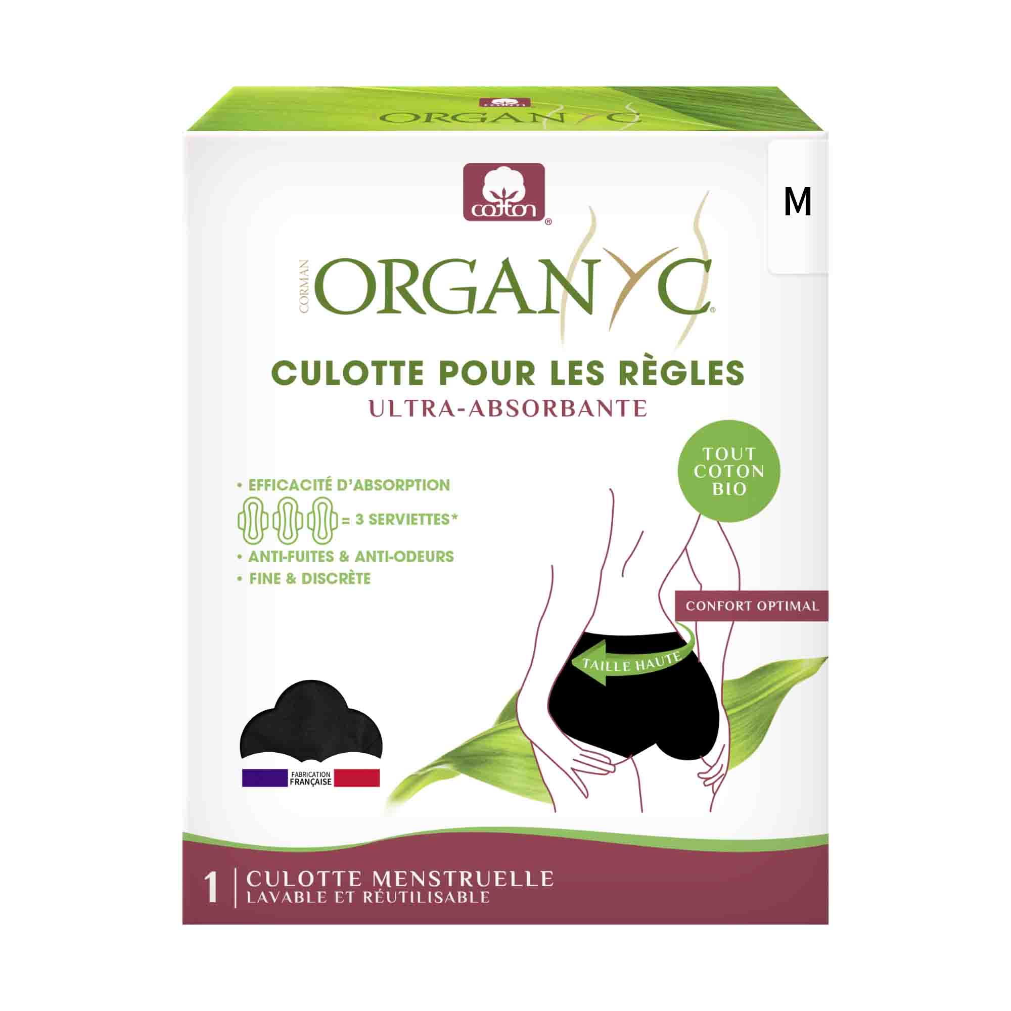 Organyc Menstruační kalhotky z bio bavlny - ultraabsorpční Velikost: XS