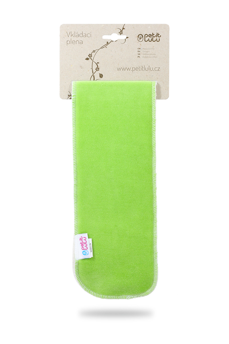 Petit Lulu s.r.o. Zelená vkládací plena dlouhá