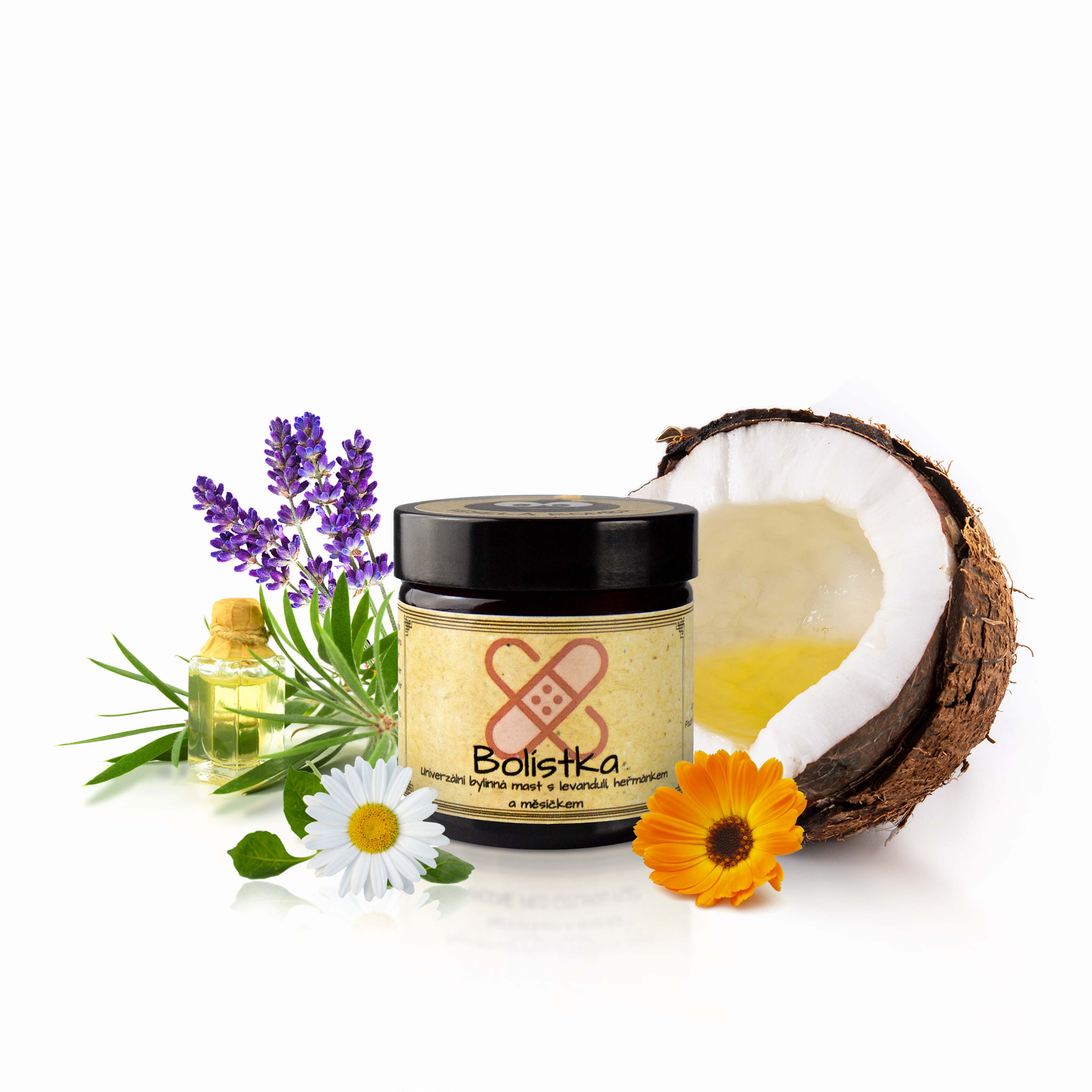 Veselá Bomba Bolístka - měsíčková mast, 50 ml