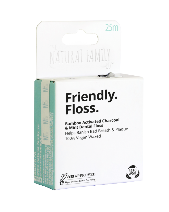 The NATURAL FAMILY co. NFco. zubní nit niť Friendly Floss 25 m