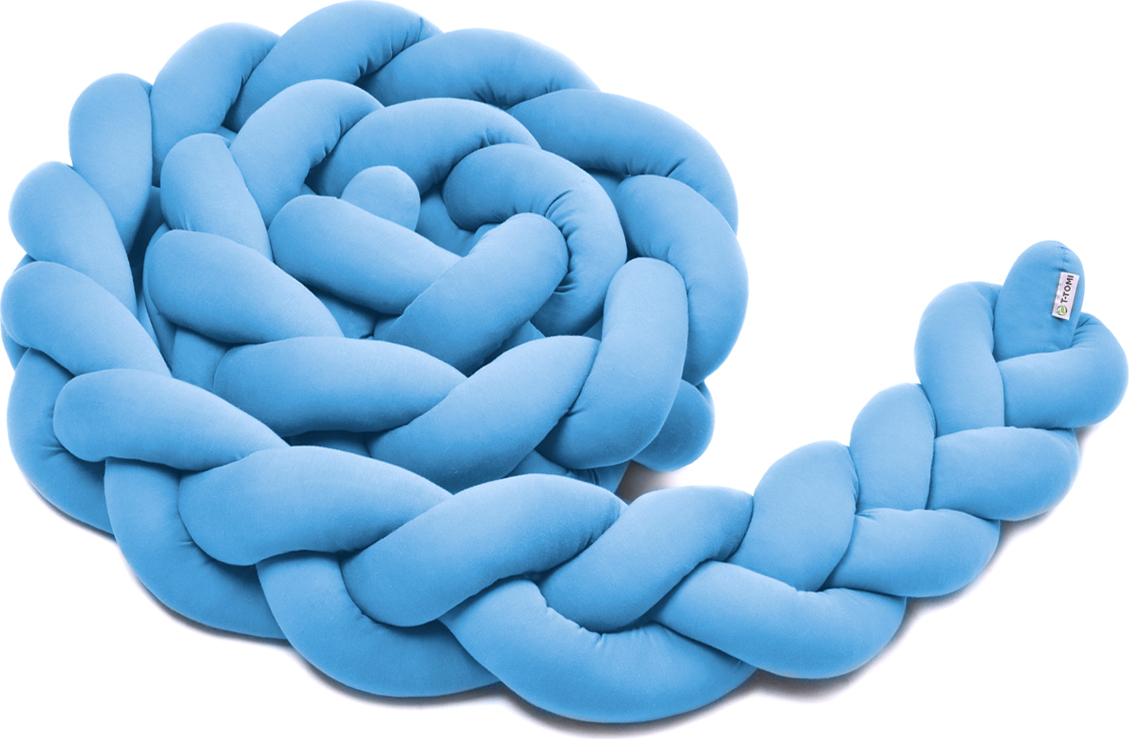 T-TOMI Pletený mantinel 180 cm, blue