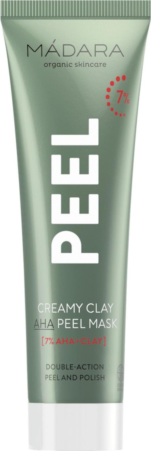 Mádara Krémová jílová peelingová maska s AHA kyselinami, PEEL, 60 ml