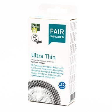 Fair Squared Kondom Ultra Thin, 10 ks