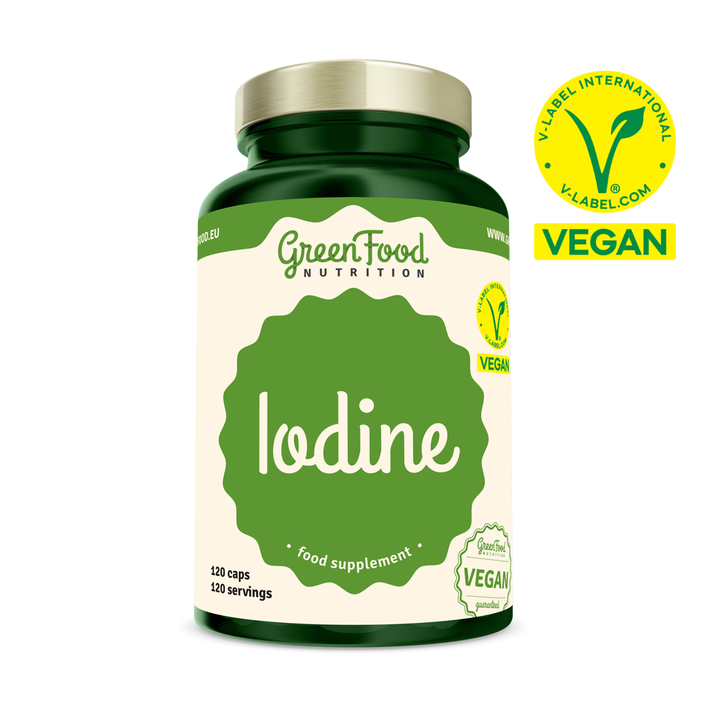GreenFood Nutrition GreenFood Jód, 120 ks