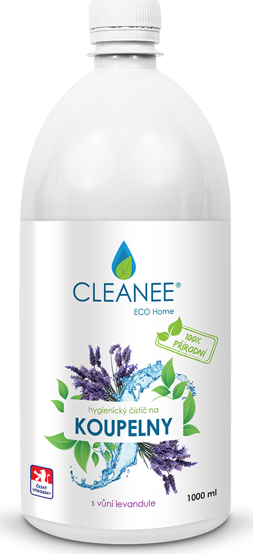 CLEANEE EKO hygienický čistič na koupelny levandule 1l