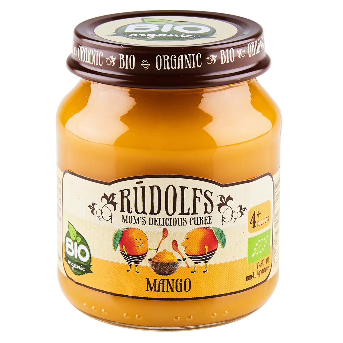Rudolfs BIO Příkrm mango, 120 g