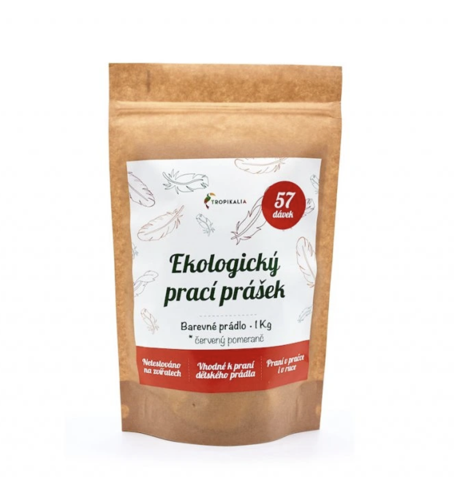 Tropikalia Ekologický prací prášek Barevné prádlo s vůní pomeranče, 1 kg