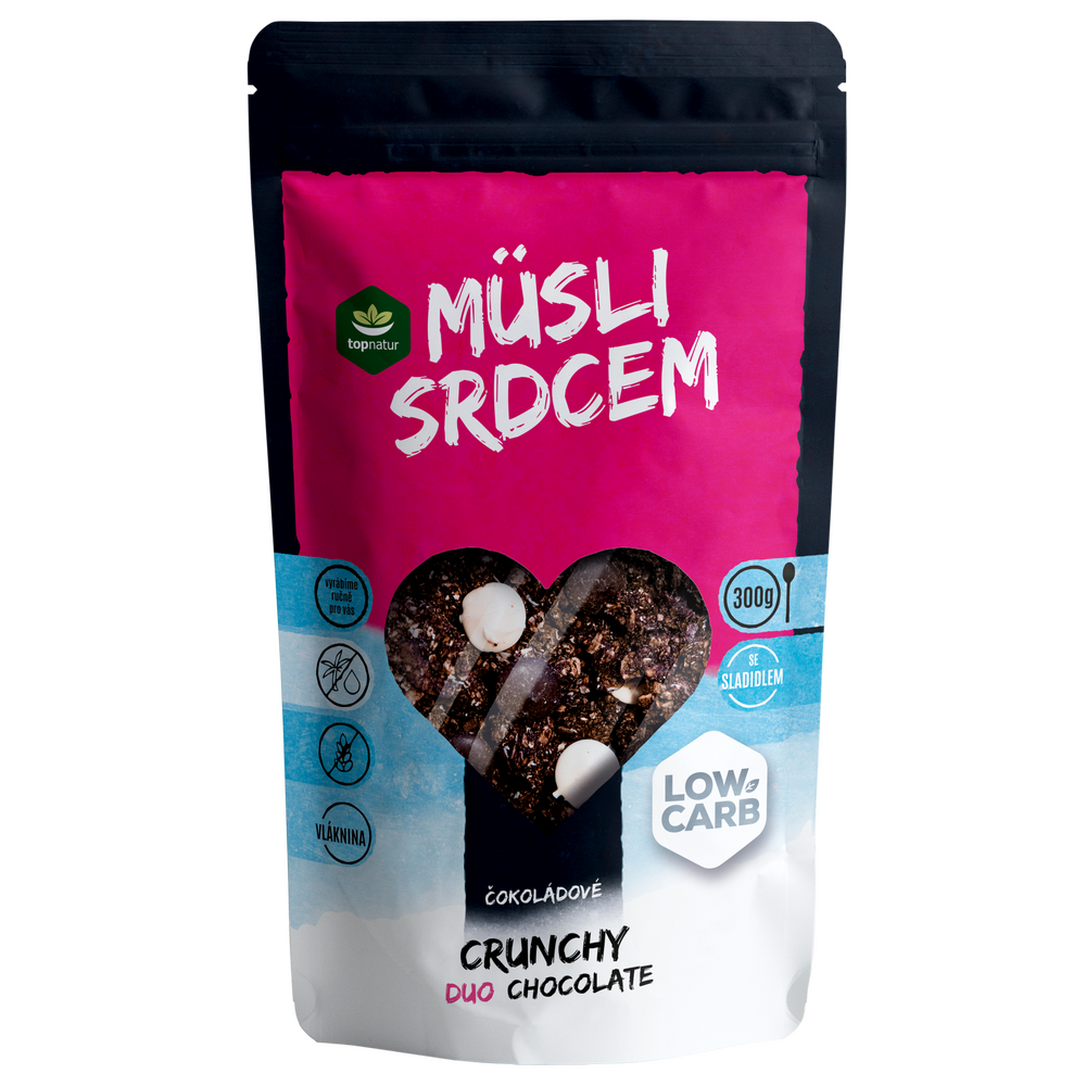 Topnatur LOW CARB Müsli čokoládové, 300 g