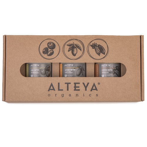 Alteya Organics Dárková sada organická másla, 3 ks