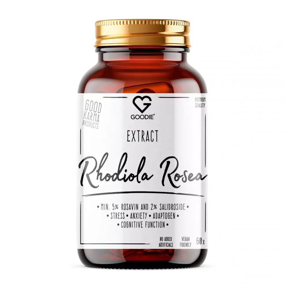 GOODIE Rhodiola rosea extract min. 5% rosavin & 2% salidroside, 60 ks