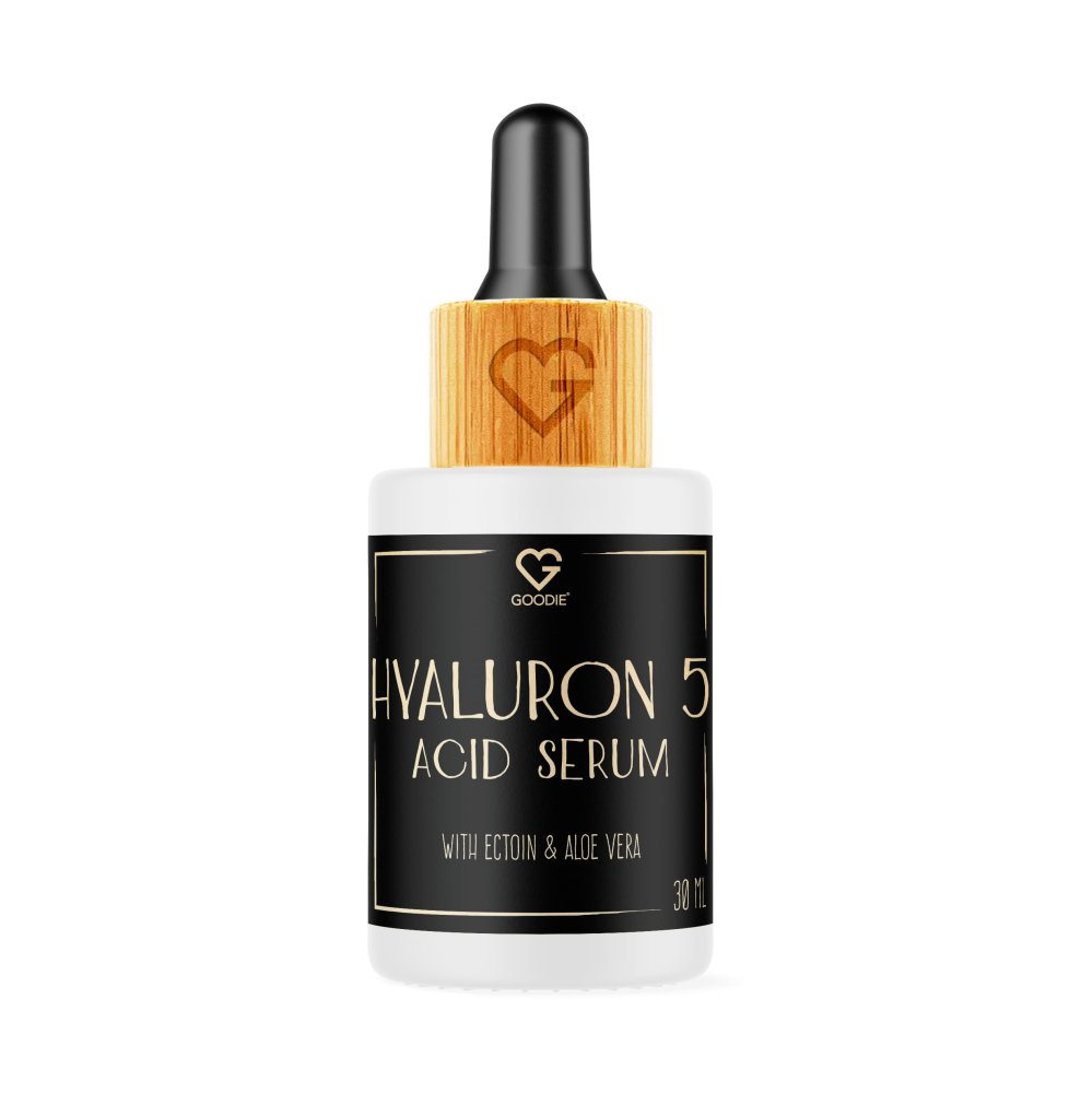 GOODIE Hyaluronové sérum 5M s Ectoinem & Aloe vera, 30 ml