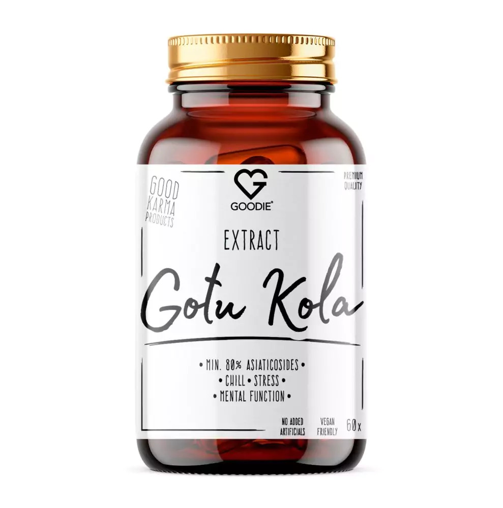 GOODIE Gotu Kola prémiový extrakt min. 80% asiatikosides, 60 ks
