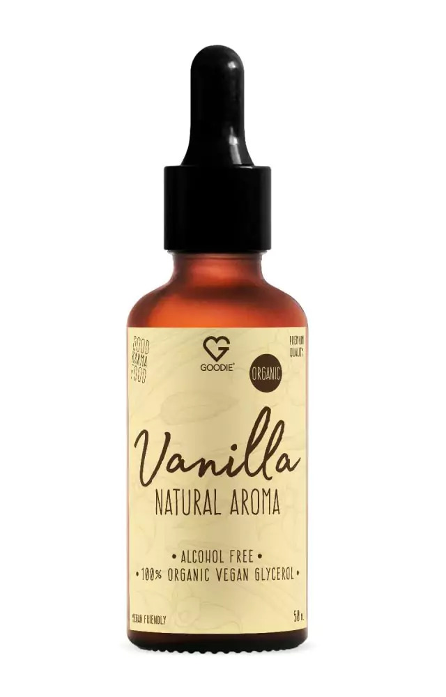 GOODIE Přírodní aroma z bourbonské vanilky BIO Organic Bourbon Vanilla natural aroma, 50 ml